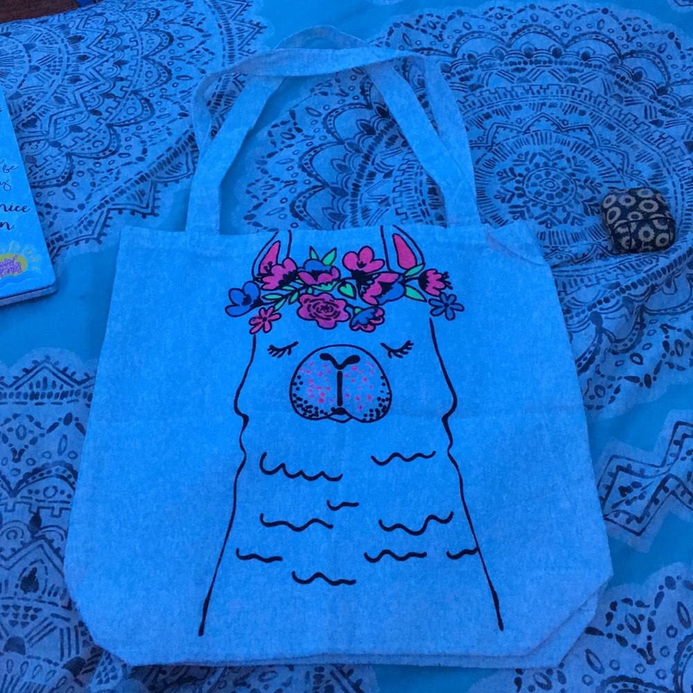 Llama tote